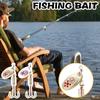 Rotating Metal Bright Fish Hook  Rotating Iron Piece