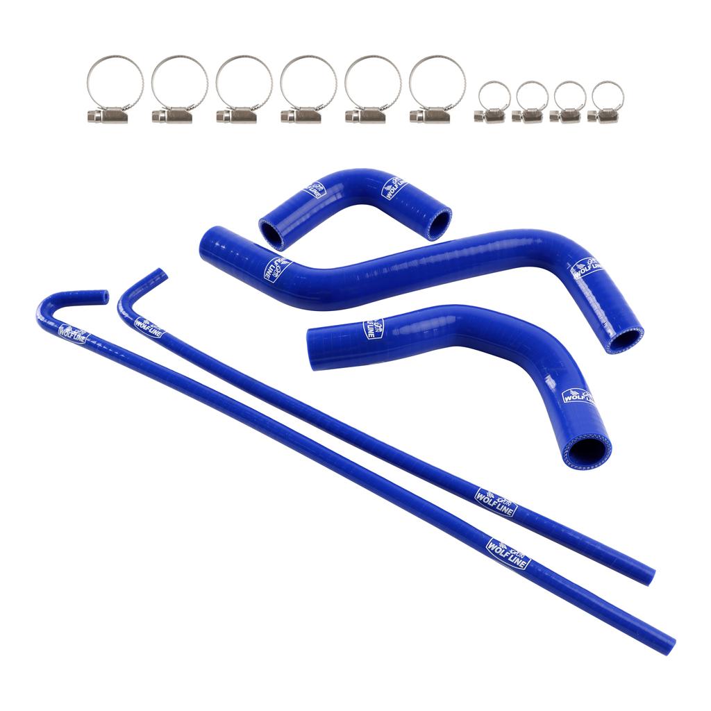 Silicone Radiator coolant Hose kit For Kawasaki Z900 Z900RS 2017-2025 Blue
