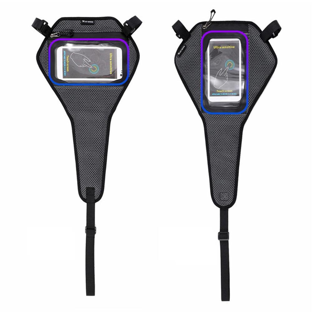 Sweat Absorb Bike Sweat Guard With Phone Pouch Bicycle Trainer Sweat Net  Mountain Road Bike