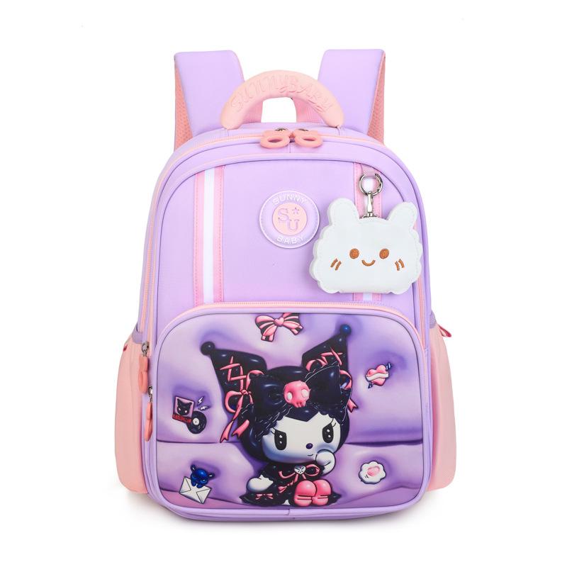 Elementary school bag cartoon girl second to fifth grade large capacity backpack children lightweight weight backpack