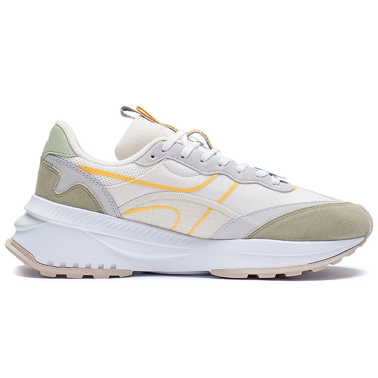 Li Ning Fangyuan EVO Comfortable Low top Running Shoes Men's Gray Green AGCR227-8