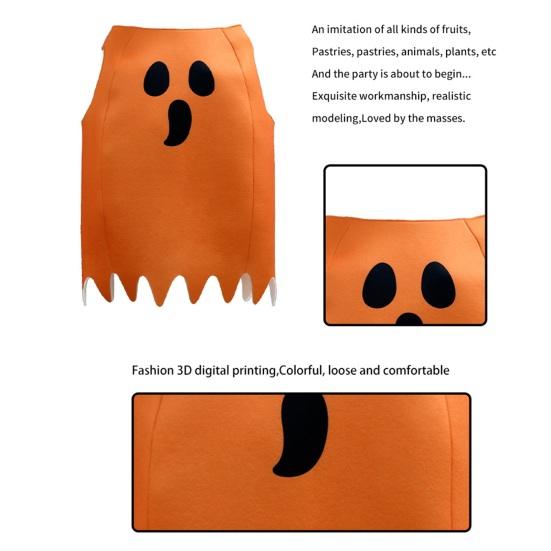Ghost Halloween Costume Role-Playing Outfit for Adults Kid Full-Body Spooky Specter Suit Children Stage Show Costumes