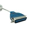 Metal USB to IEEE 1284 Parallel Port Converters Cable For Vintages Printers For New PC No Driver Required