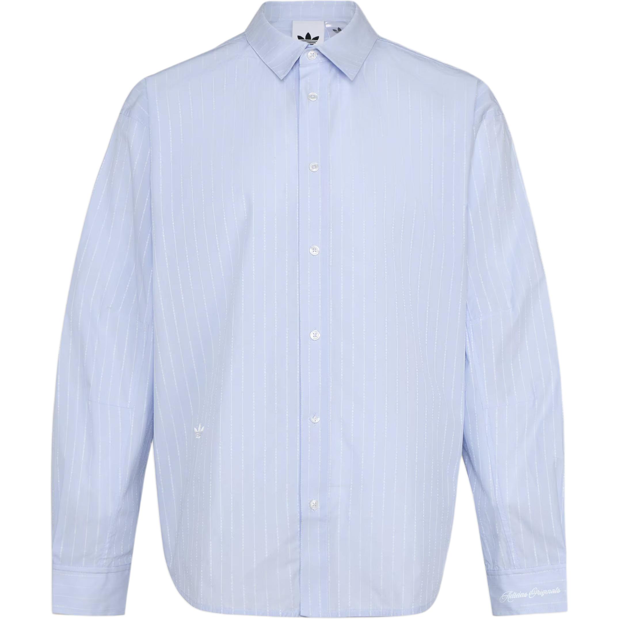 Adidas Originals DLXC Long Sleeve Polo Shirt Solid Color Unisex shirts KS2909 A/M