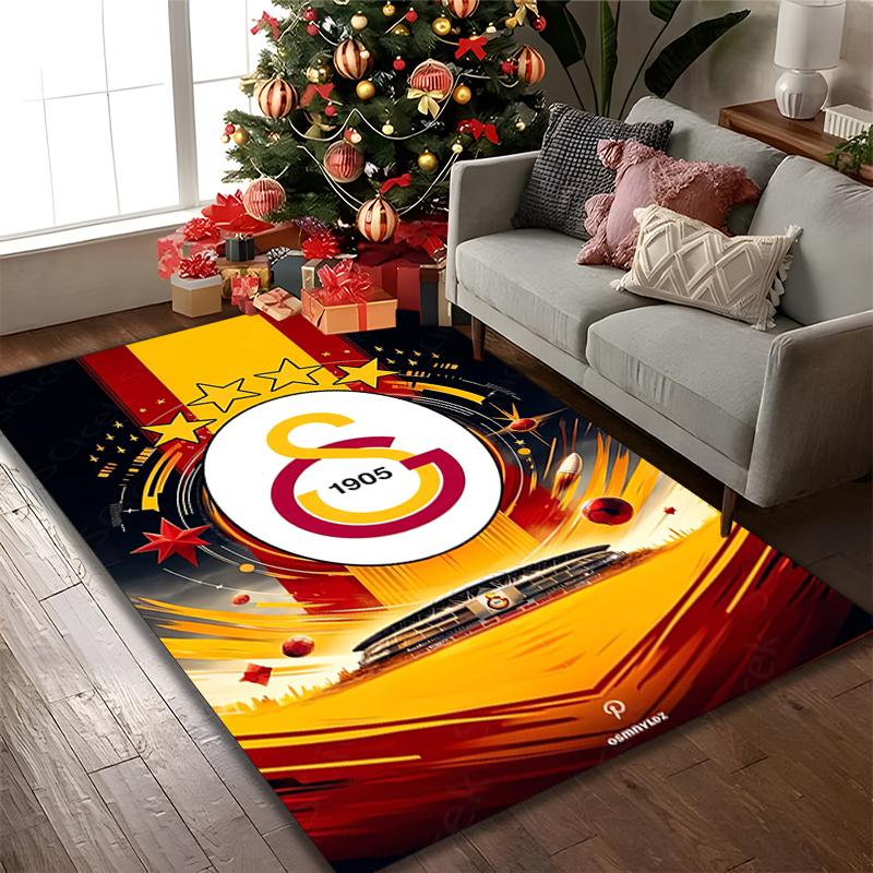 1pc Galatasaray SK Printed Chair Rug for Home Office Use, Living Room Kitchen Game Room Area Carpet