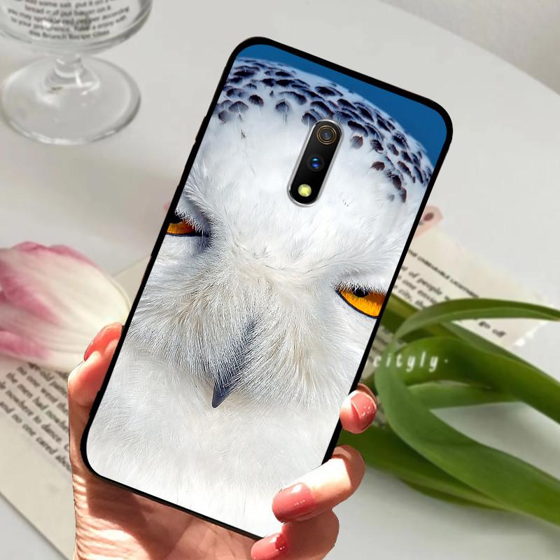 For Realme X Case X 2 XT Animal Cartoon Soft Silicone Funda for Realme XT X2 Pro X  2 Phone Cover RealmeX Realmex2 Black Coque