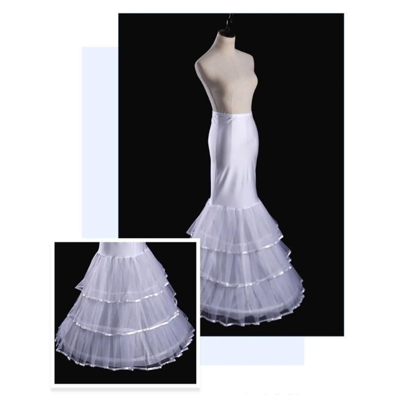 Elastischer Bund Stufenrock Unterstützung Mädchen Cosplay Gewalt Petticoat Hochzeitskleid Unterrock für Braut Fotografie