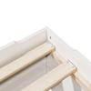 Solid Wood Bed Frame without Mattress Stackable White 90x190 cm