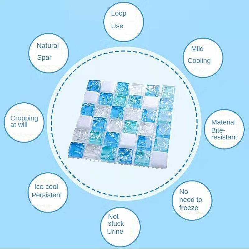 Cobai special de vară Djungarian Hamster Igloo Panou de încălzire a camerei Iepure Covoraș de vară Pad de gheață Materiale de răcire