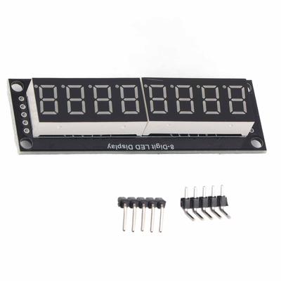 Digitales Röhrenanzeigemodul LED 8 Ziffern 7 Segmente 0,36 Zoll TM1637 Treiberchip Gelb