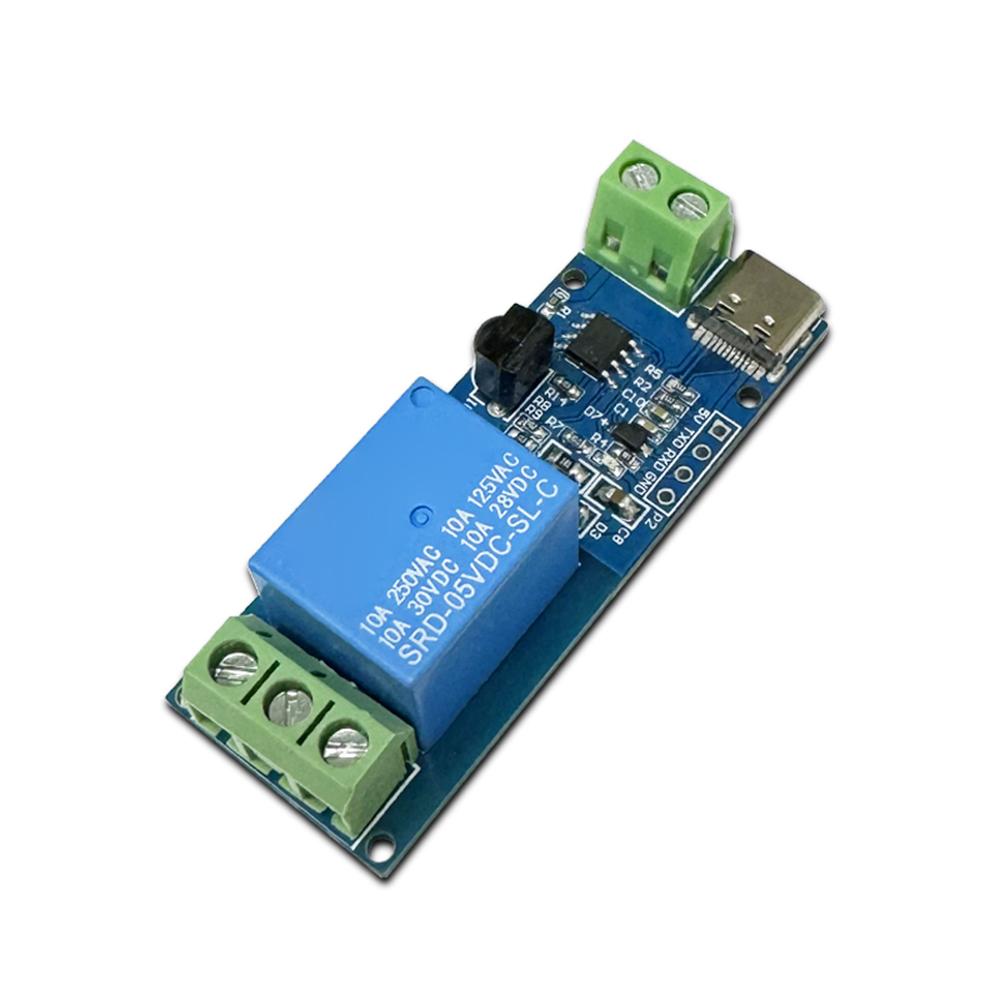 WiFi Relay Module 1 Channel Type-c 1V Wireless Smart Home Remote Control Switch Power Supply Accessories