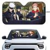J-Jujutsu Kaisen Anime Car SunShade Windshield Foldable Three-layer Insulation Sunshade By Suction Cup Blocks UV Rays Sun