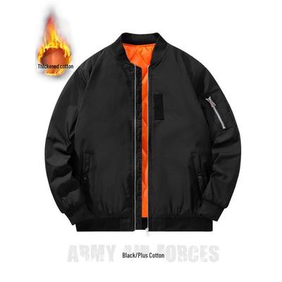 Chaqueta MA1 Estilo Piloto de la Fuerza Aérea Otoño/Invierno - Algodón Fino para Hombre Estilo Vuelo