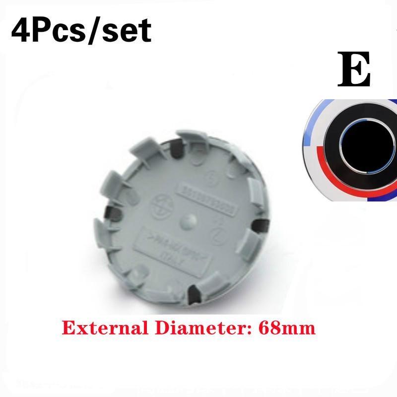 4pcs 68mm 10 Pin Auto Car Wheel Center Hub Caps Rim Caps Covers Logo Badge For X1 X3 X5 X6 E46 E30 E39 E34 E60 E36 E38 M3 M5