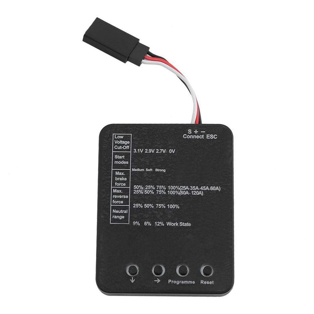 1pc Brushless Electronic Speed Controller Travel Setting Card Accessory Programming Low Voltage Detection