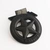 3D Metal TEXAS EDITION Shield Pentagram Star Side Fender Door Emblem Badge Car Stickers For JEEP Wrangler Liberty Grand Cherokee uy1