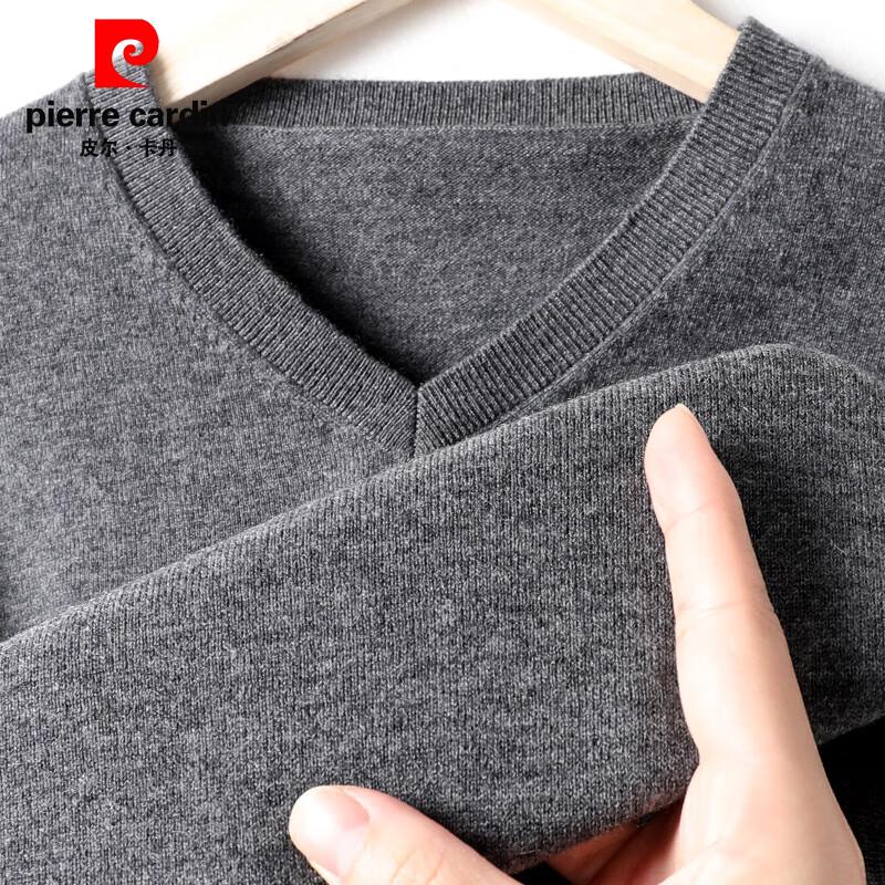 Pierre Cardin Men's 100% Pure Wool V-Neck Sweater