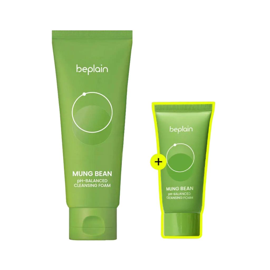 BEPLAIN Mung Bean pH-Balanced Cleansing Foam 160ml + 40ml Special Set