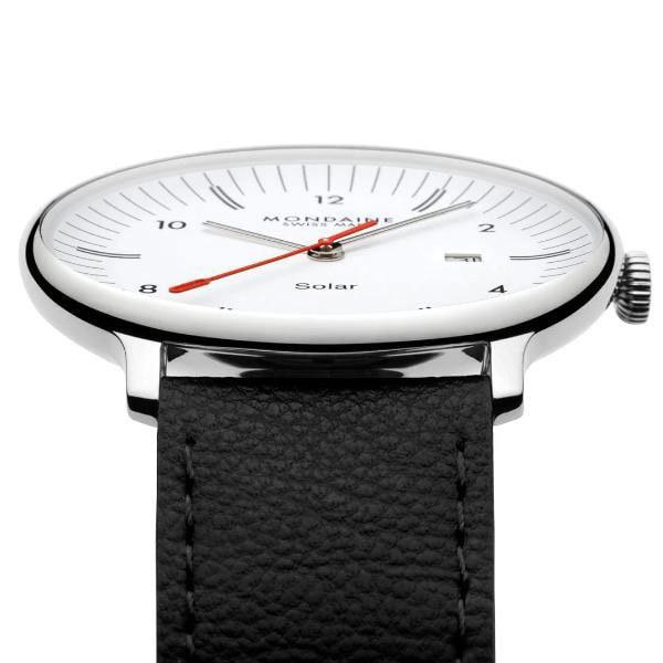 Mondaine DOPPIO Series Unisex Solar Wrist Watch MLE.41910.LBV MLE.41910.SM Gift Casual Business Sports Student