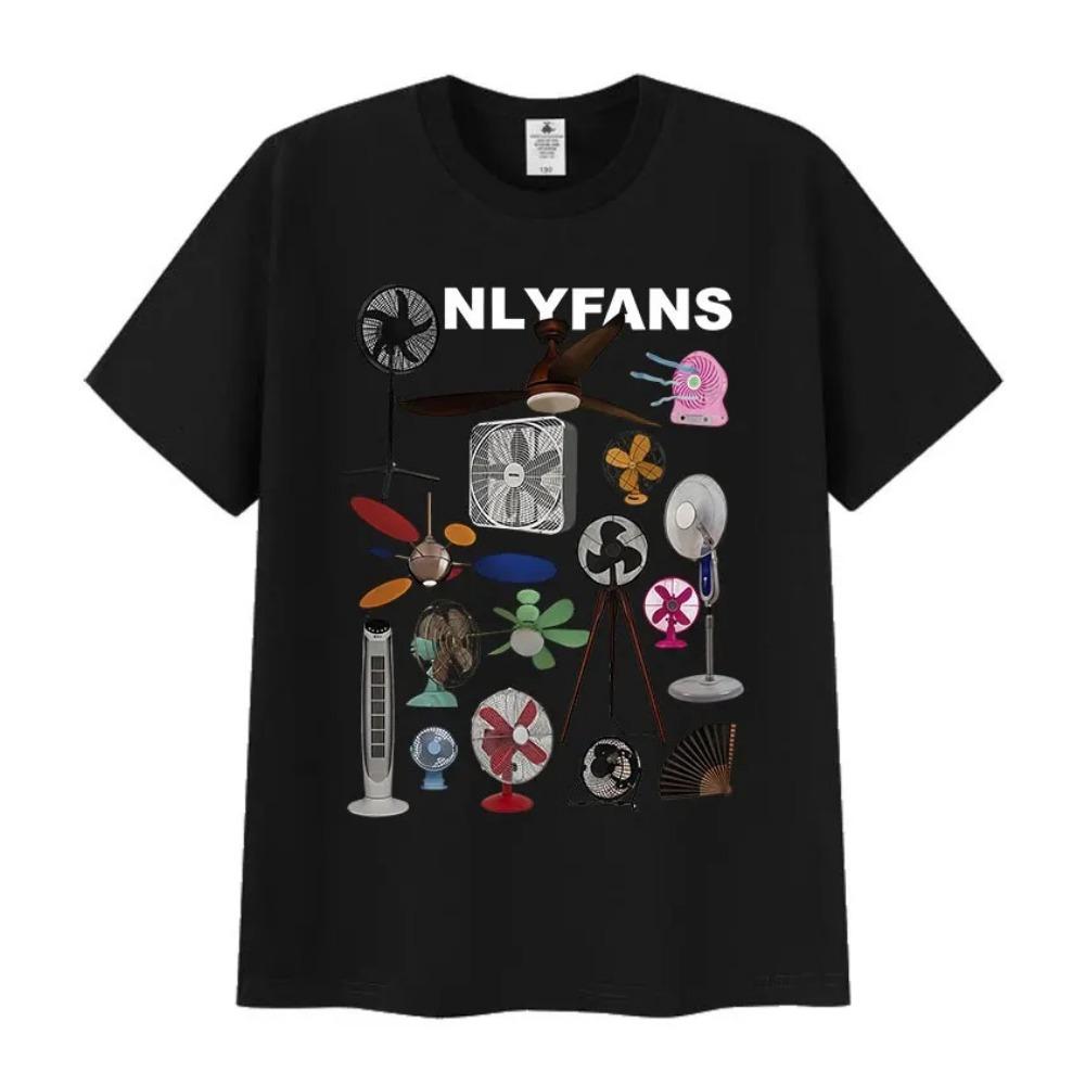 Divertente T-shirt con Stampa Emoji Only Fans per Donna Estate Comoda Manica Corta Retro Girocollo Lavorato a Maglia T-shirt Top di Alta Qualità