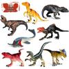 Dinosaur Simulation Set: Tyrannosaurus Rex & Triceratops Plastic Models