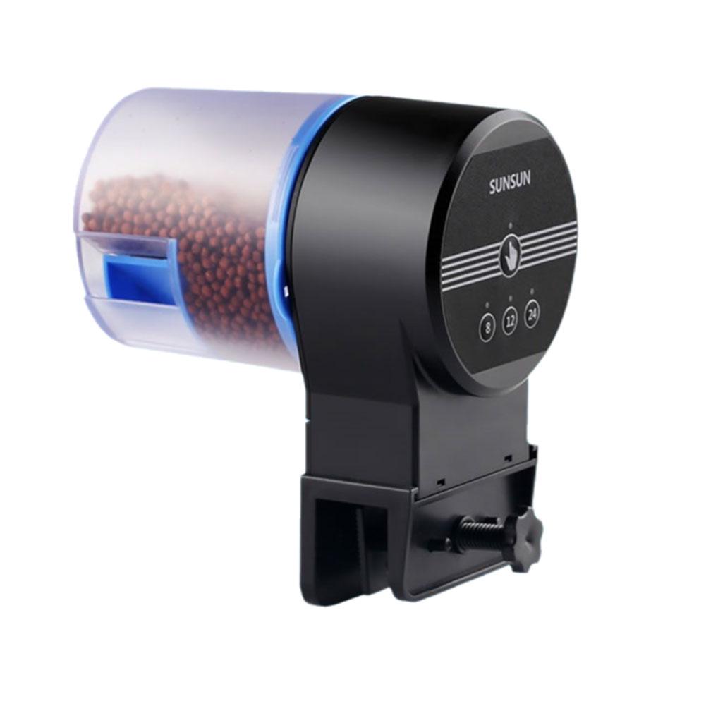 Feeder Automatic Fish Tank Feeding Adjustable Koi Goldfish Feed Fish Distribution Intelligent Timing Feeder Aquarium Rotati R8U8