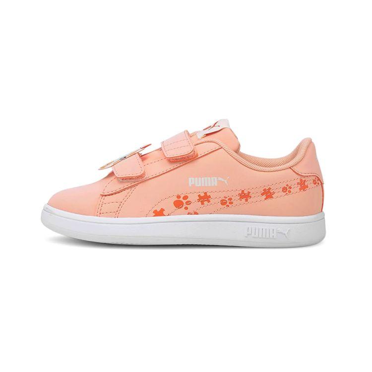 Puma Smash V2 Casual Low Top Kids Sneakers Kids Sneakers Peach 368788-03