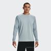 Under Armour Solid Color Crew Neck Long Sleeve T-Shirt Men Tops Blue 1378989-465