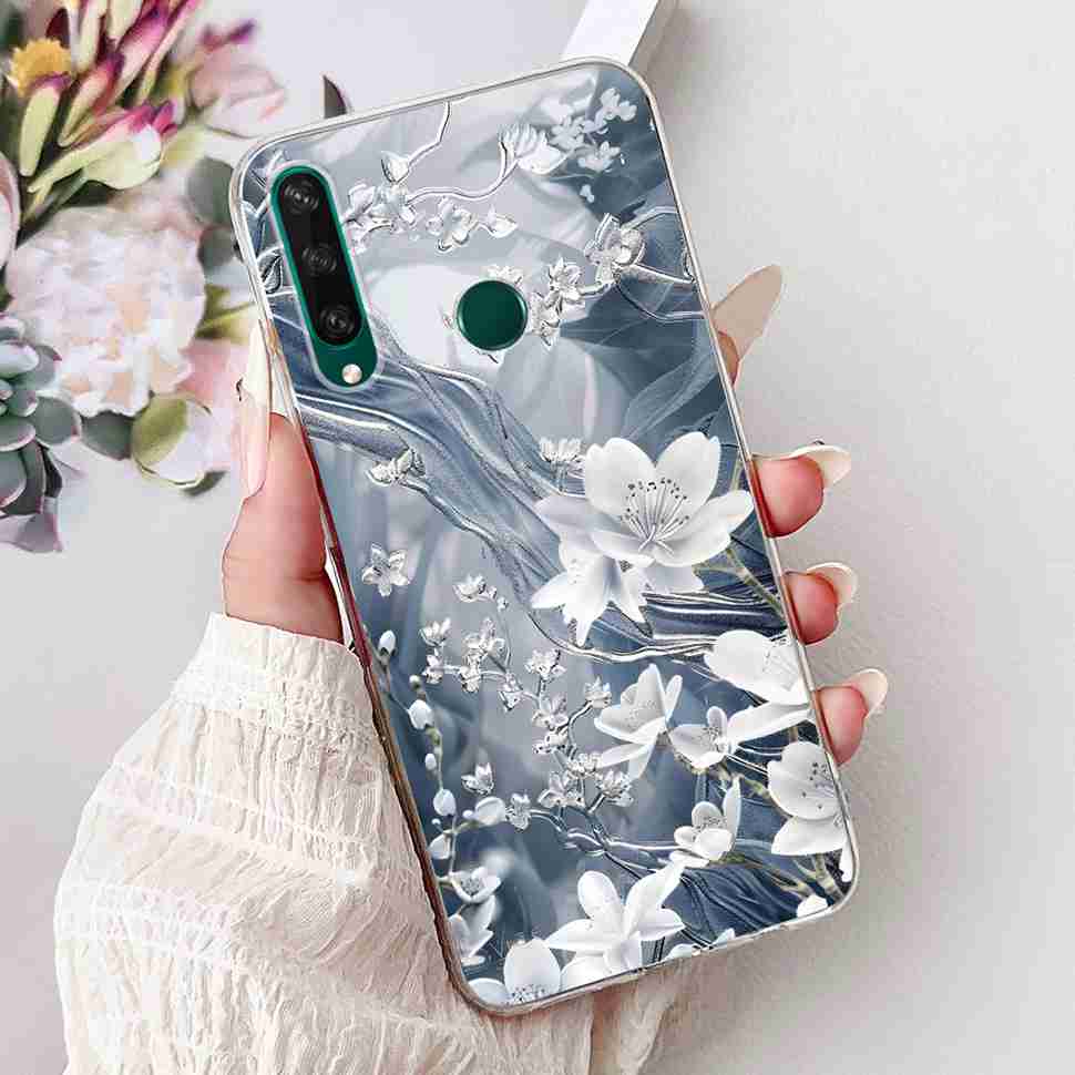 For Huawei Y6p Case Popular Painted Cover Soft Silicone Phone Case For Huawei Y 6p Y6p Y 7p Y7p Back Cover Bumper