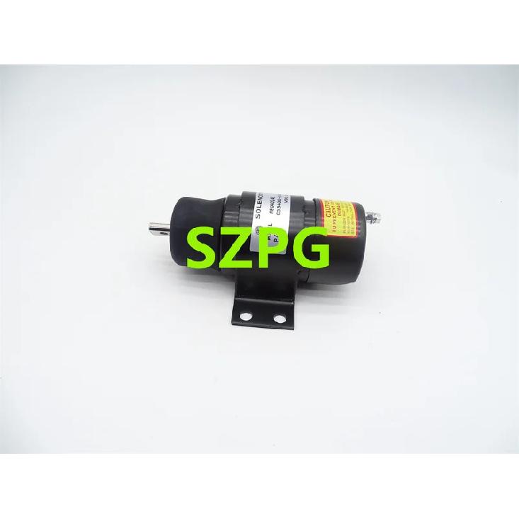 053400-0745 12V Fuel Stop Shutoff Solenoid Valve Suitable for Kato Excavator HD250 HD400 HD800