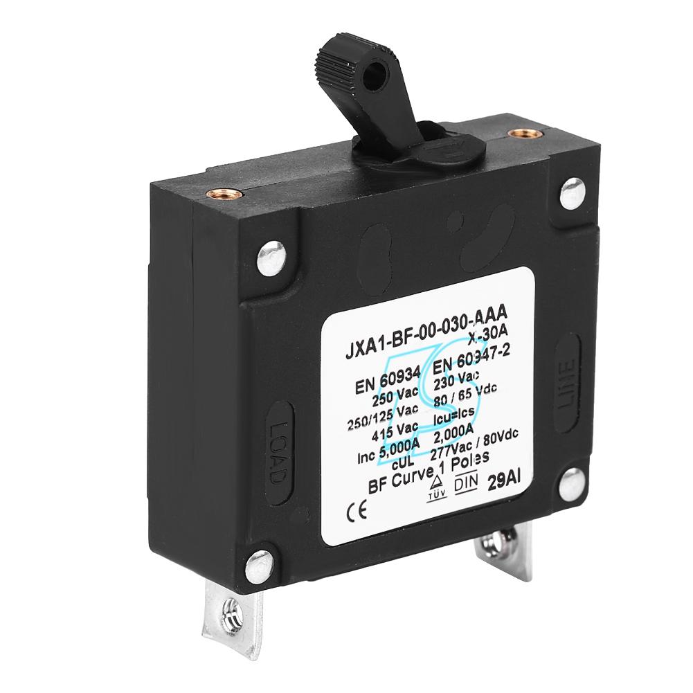 Durable DC AC Manual ON OFF Toggle Reset Switch Safety Circuit Breaker 30A