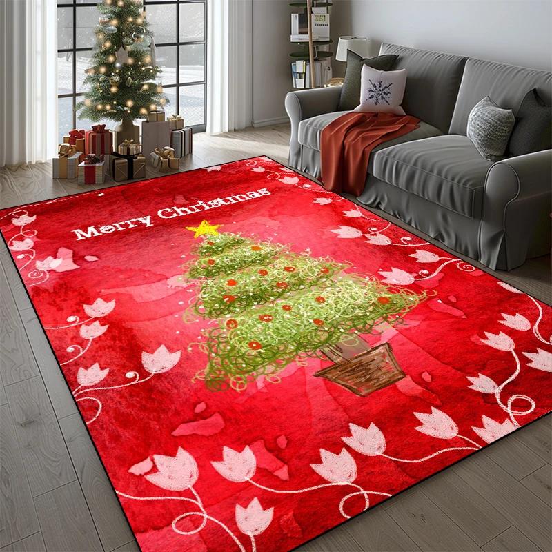 Golden Retro Persian Carpet Fluffy Large Non Slip Rug for Living Room Bedroom Luxury Decor