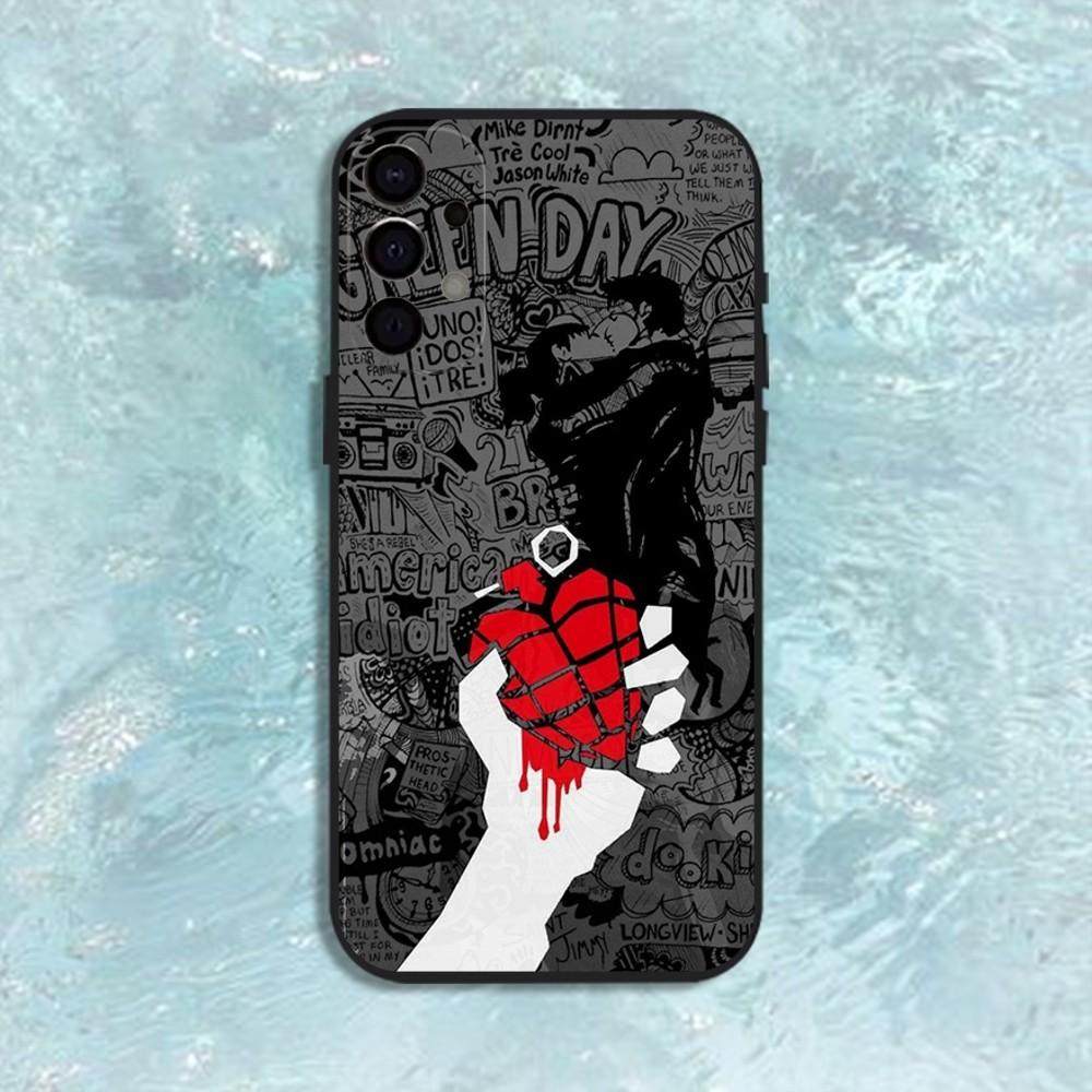 

B-Billie J-Joe G-Green Day Phone Case For Samsung S25,S24,S21,S22,S23,S30,Ultra,S20,Plus,Fe,Lite,Note,10,9,5G Black Cover Samsung S235G