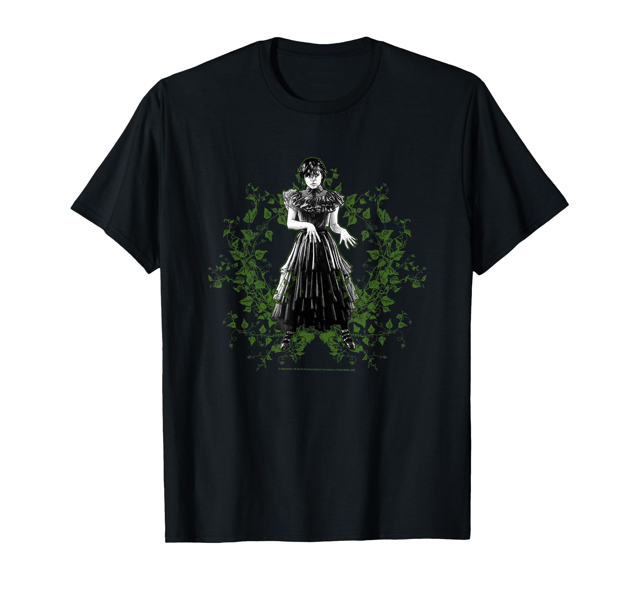 Wednesday Epic Iconic Dance Big Chest Portrait T-Shirt