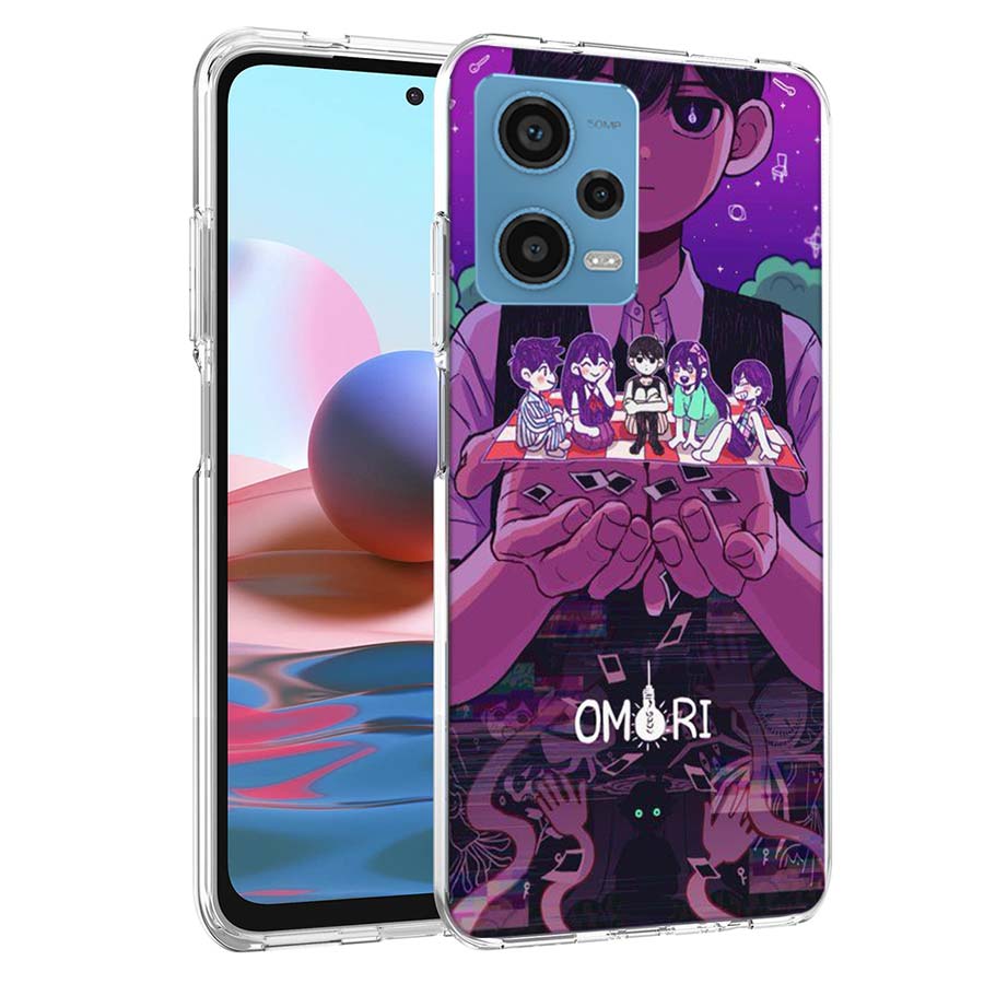 Game O-Omori C-Cartoon Phone Case For Redmi Note 13 12 14 15 Pro Plus 13R 11 11T 11E 11S 10 Pro 10S 9 9S Cover Cell Clear TPU Ca
