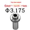 Hauptspindel-Spannzangen-Reduzierhülse 6 mm auf 4 mm, Drehzahlumwandlungskopf 6 mm auf 3,175 mm für Präzisionsgravur- und Fräsmaschinen