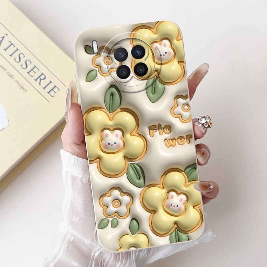 For Huawei Nova 8i Case Honor 50 Lite NTN-L22 Luxury Candy Painted Cover Soft TPU Phone Case For Honor 50 Lite Nova8i Back Cover