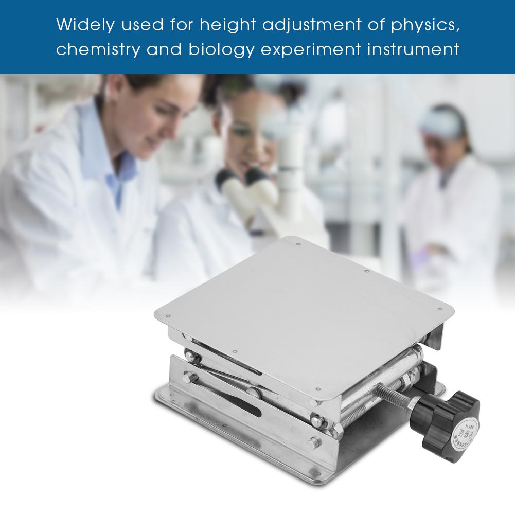 Stainless Steel Lifting Platform Laboratory Lifting Stand Scissor Rack 100*100mm