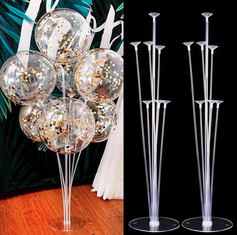 Stand For 7 Balloons, For Decoration And Centerpieces, 72 Cm