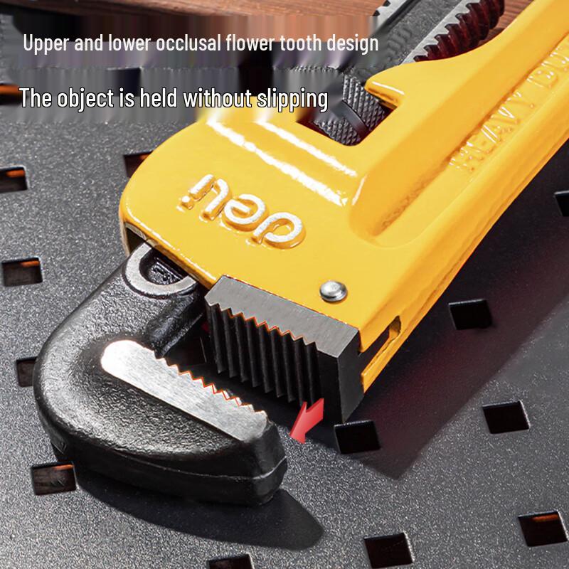 Deli Heavy-Duty Pipe Wrench