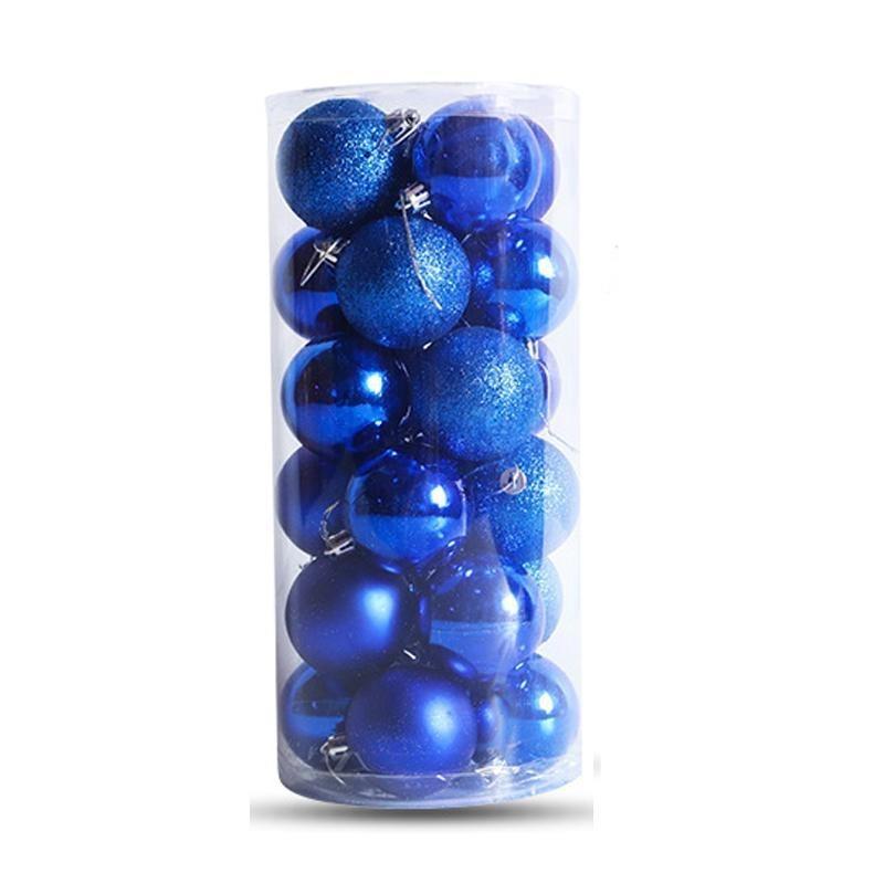 24pcs/Box Christmas Balls Christmas Tree Ornaments Christmas Decoration for Home Party Christmas Hanging Pendant
