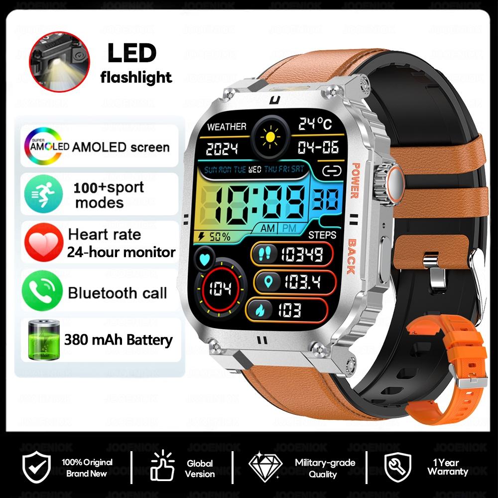 New Deeply Water Resistant SmartWatch Men Heart Rate Sleep Monitoring Reminder feature 100+ Sports Modes Smart Watch Men