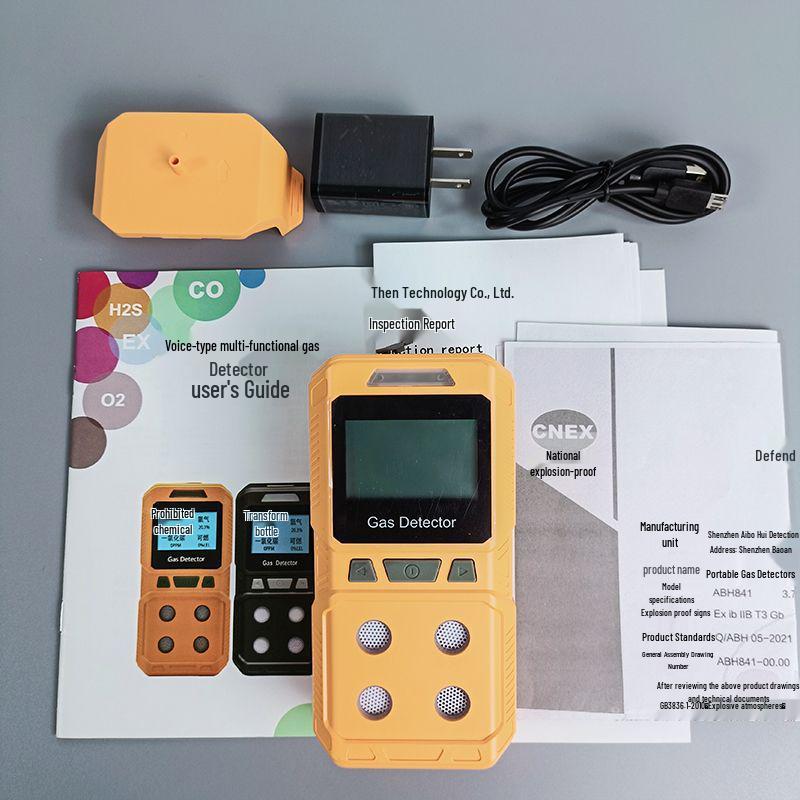 Portable Multifunctional Gas Detector - Four-in-One Industrial Analysis Alarm