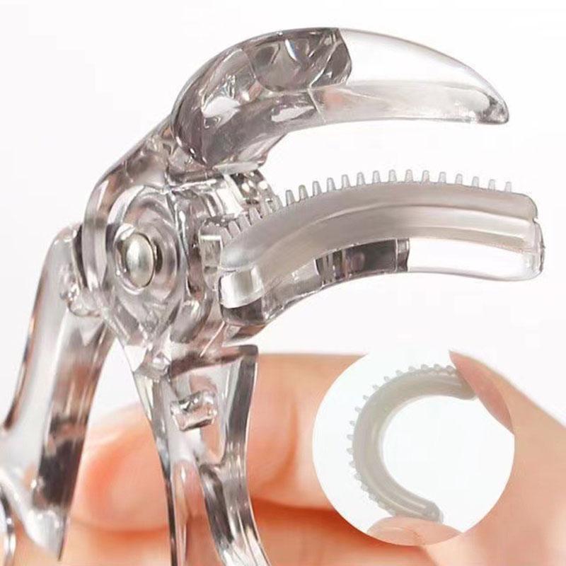 Portable Wide-Angle Eyelash Clip Lasting Eyelash Curler With Frameless Toothed Comb Professional Curling Tool Eye Makeup Tool
