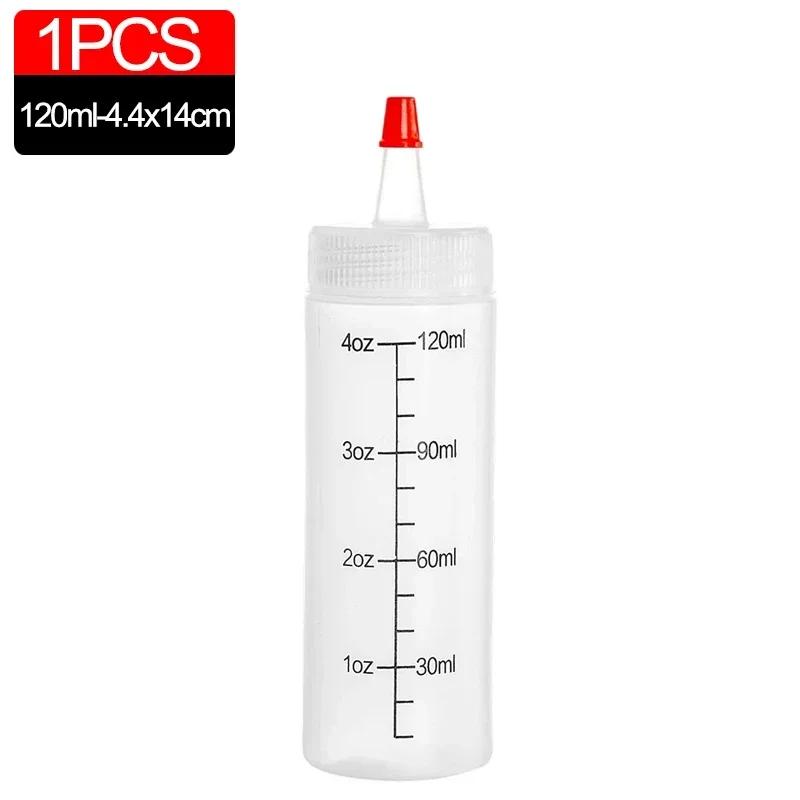 

Plastic Condiments Squeeze Bottles Reusable Leak-proof Gravy Boats Sauces Oils Dispenser Household Kitchen Storage Containers