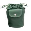 Le Pliage Xtra Logo Embossed Leather Bucket Bag Mini Women Bags Green 10317HGSP95