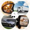 2 Pcs Blind Spot Mirror, Heart Shaped Car Side Mirrors with Adjustable Angle for Enhanced Safety, Universal Fit Convex Wide Angle Rear View Mirror