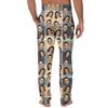 Men's Custom Pajama Pants with Pockets, Casual Long Sleep Pants for Home