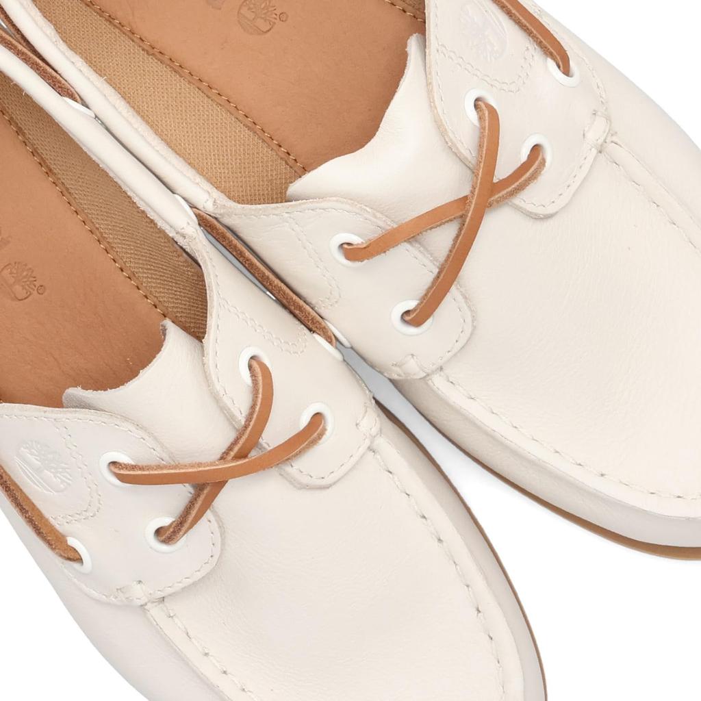 Timberland Damen 2-Eye Classic Boat Bootsschuhe, Weiß, Größe 24.5cm (A2Q9X-ETD)