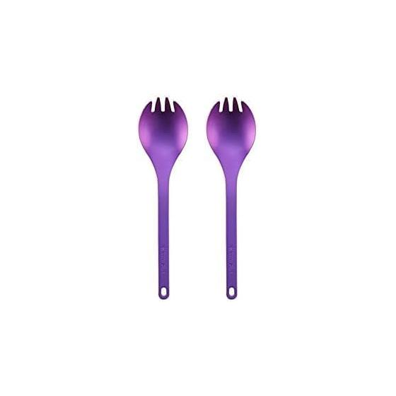 Snow Peak (snow peak) Titanium split spoon purple SCT-004PR ( 2)